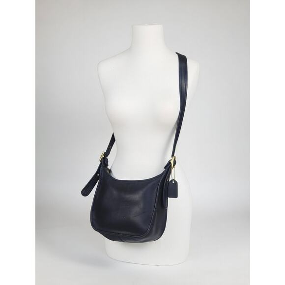 COACH Vtg Janice Ricardi-Desantos Legacy Crossbody Bag Purse 9950 Black Rare - Picture 5 of 14